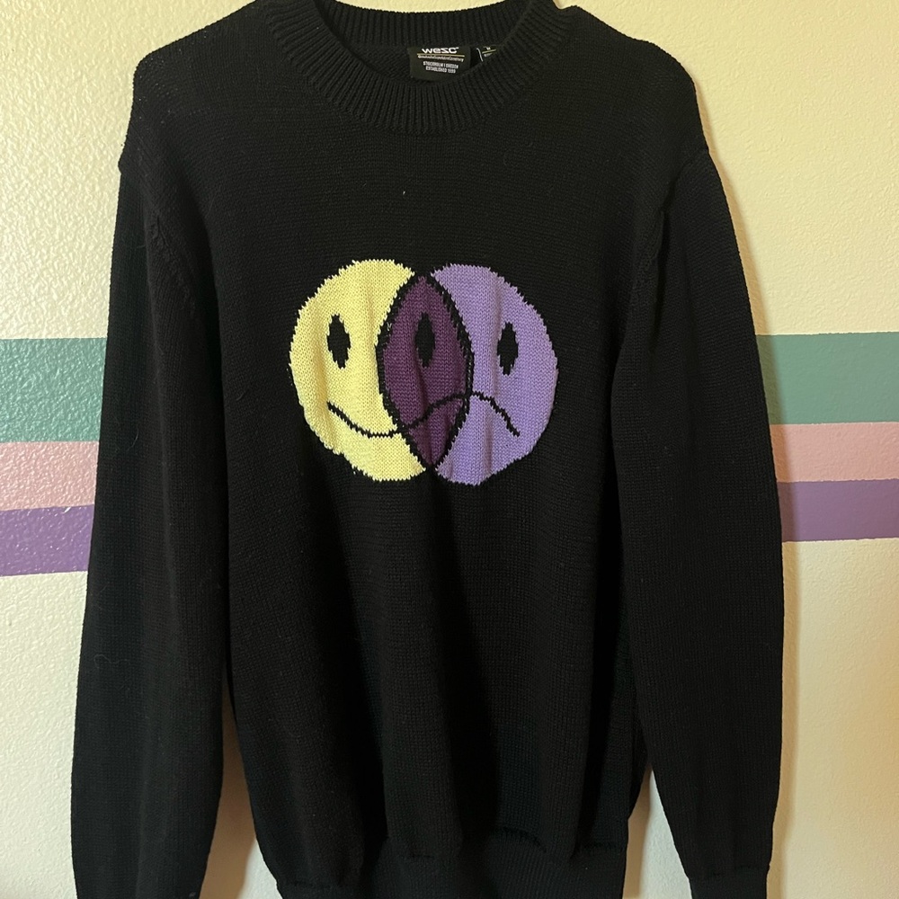 Cozy smiley sweater